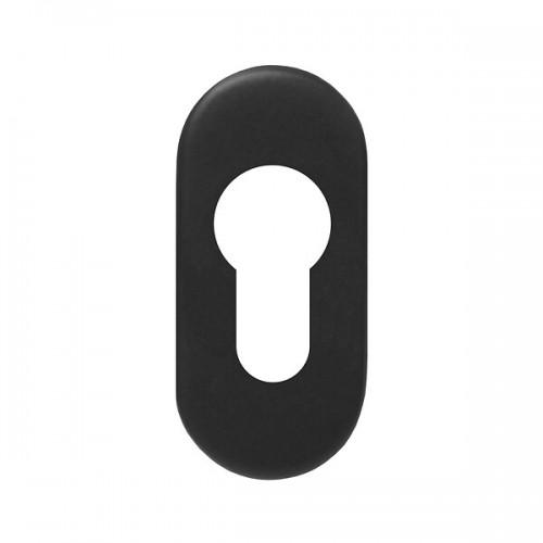 ROSACE DE SÉCURITÉ ÉTROITE OVALE POUR PORTE CHASSIS EZ145 - NOIR - CLÉ I KARCHER DESIGN