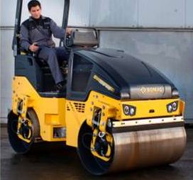 Rouleaux tandem vibrants articulés 1.8 t à 3 t - BW 120 AD 5 Bomag - moteur Kubota, compact et puissant_0