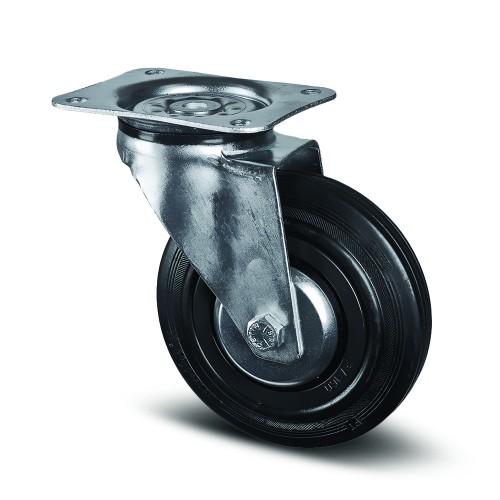 ROULETTE PIVOTANTE - CHARIOT D'ATELIER ET GARAGE - SOLS BÉTON - Ø 160 MM - ALPHA TENTE