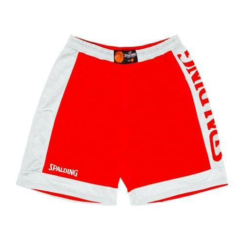 SHORT BASKET RÉVERSIBLE - SPALDING - ROUGE BLANC