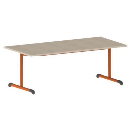 TABLE BANDANA 160 X 80 CM FIXE T3 STRAT ÉRABLE PAPAYE 2011 - MOBIDECOR