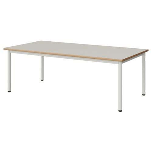 TABLE MALIBU 160X80 T2 4P STRA ALAISÉ BLC SEL W911/BLC 9016