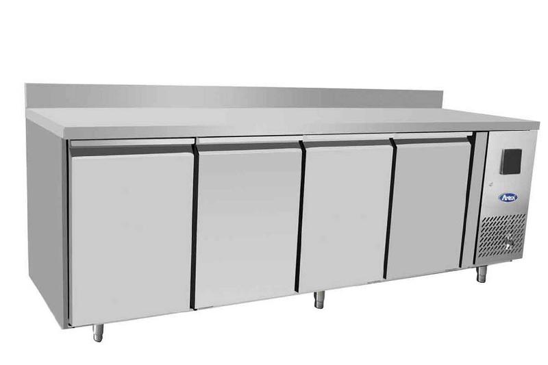 Table réfrigérée positive tropicalisée 4 portes avec dosseret - EPF3441GR-SB_0