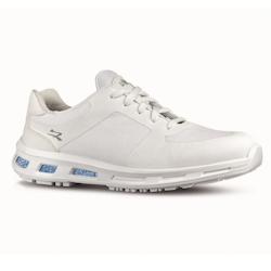 U-Power - Chaussures de travail basses légères et hydrofuges CONNOR - Usage général - O2 FO SRC ESD Blanc Taille 44 - 44 blanc matière synthétiq_0