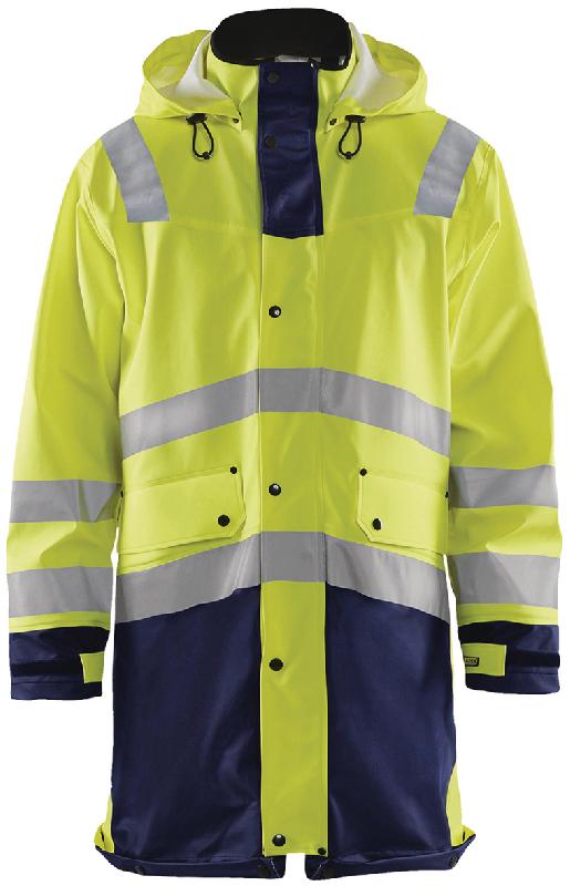 VESTE DE PLUIE HAUTE VISIBILITÉ NIVEAU 3 TAILLE M - MANUTAN COLLECTIVITÉS