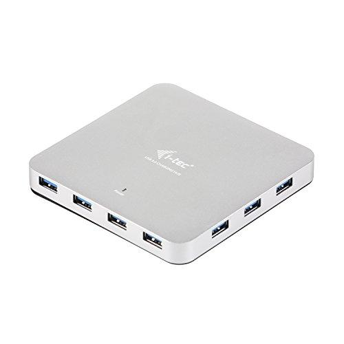 HUB USB GEMPLUS 10 ports métal - USB 3.0 - iTEC U3HUBMETAL10 - Argent_0