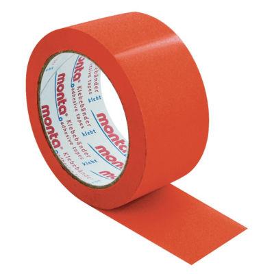6 rubans adhésifs PVC Monta rouge 50 mm x 66 m_0