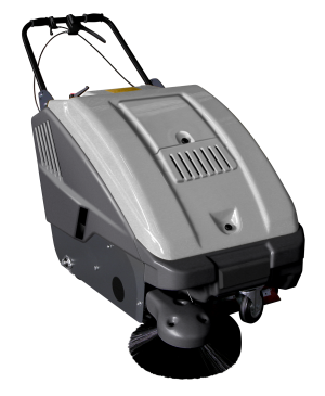 Balayeuse accompagnée CTM CSW 568 G - largeur 680 mm - moteur Honda 4 HP/2,9 kW - rendement 2620 m²/h_0