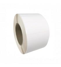 Bobine d'étiquettes vierges 40x70mm - Papier blanc mat - Rouleau de 1500 étiquettes échenillées - Mandrin 76mm_0