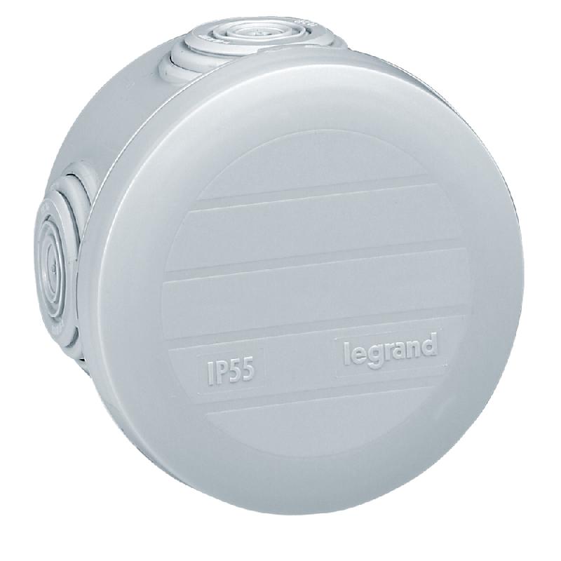 Boîte de dérivation plexo ronde gris d70mm - LEGRAND - 092001 - 420840_0