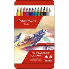 CRAYONS DE COULEUR SUPRACOLOR,ÉTUI MÉTAL DE 120