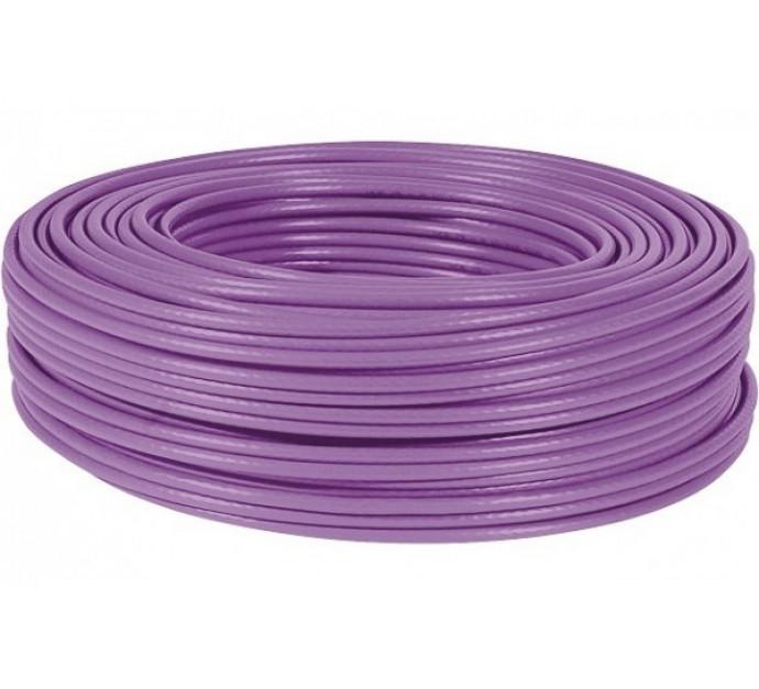 Dexlan câble double monobrin F/FTP CAT6A violet LS0H RPC Eca - 100 m - 500 MHz - 10 Gbps_0