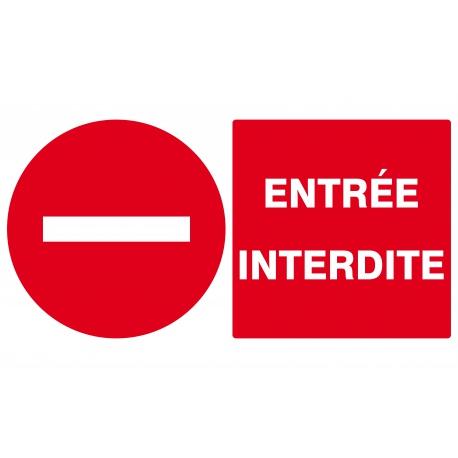 Entree interdite 330x200mm TALIAPLAST | 621225_0