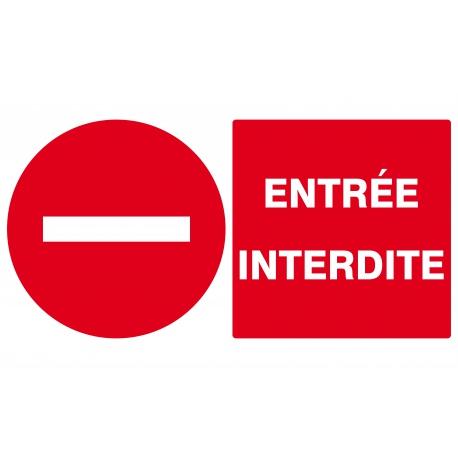 Entree interdite 330x200mm TALIAPLAST | 621225_0