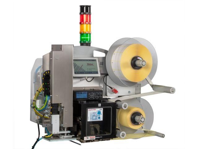 Étiqueteuse industrielle automatique LA4050E - Étiquetage carton et produit - Dépose multi-position et cadences élevées_0