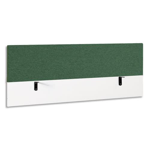 Gautier office ecran de séparation l140 sunday pour bureau. Coloris vert - dimensions : l140 x h60 cm_0
