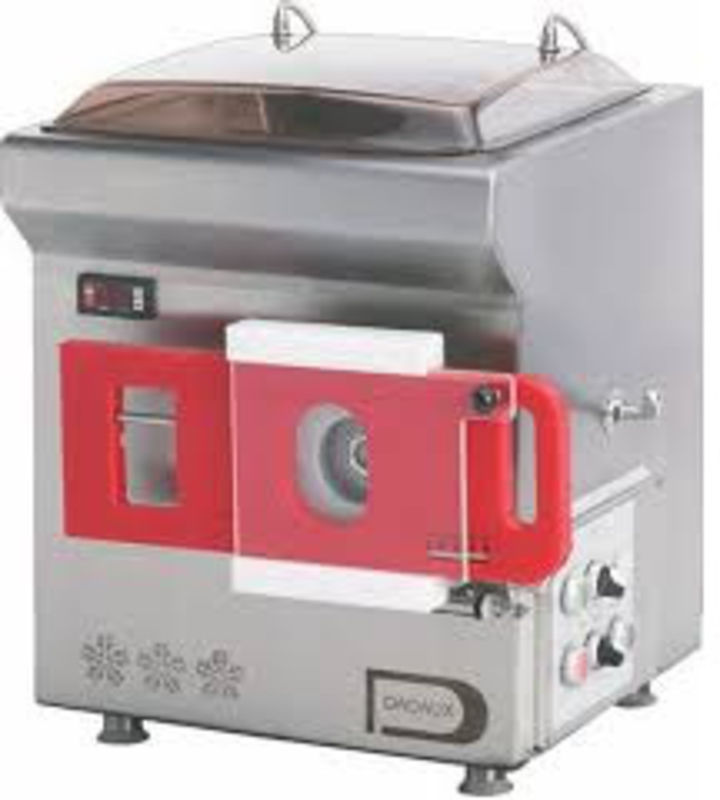 Hachoir réfrigéré ZIRCON-R - inox 18-10, reconstitueur et débit 300 kg/h_0