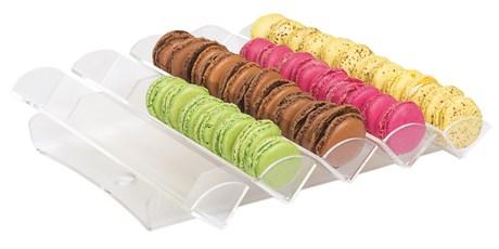 MATFER - PRÉSENTOIR PORTE MACARONS 5 RANGS TRANSPARENT - 610561