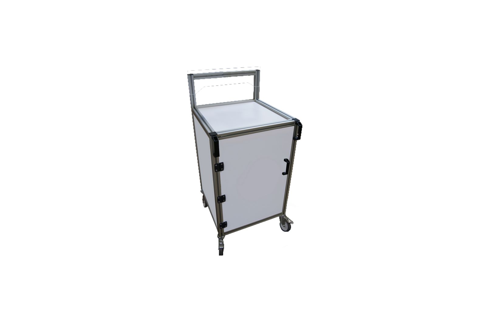 Powertec 3 - Chariot informatique autonome - L600 x P610 x H1015 mm - Protection totale_0