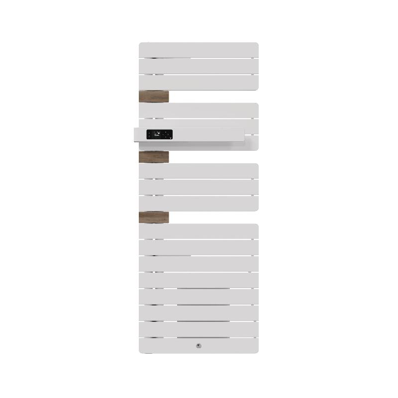 Sèche-serviettes connecté Allure 4 1750W Blanc mat/Chêne Mat à gauche - Thermor - 483275_0