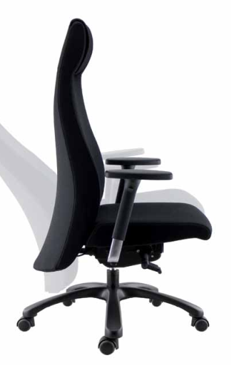 Sièges de direction - Goxoa - Fauteuil de travail ergonomique pour usage intensif 3x8 avec soutien lombaire et accoudoirs 4D_0
