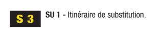 Signalisation d'indication SU 1 - Panneau routier pour itinéraire de substance_0