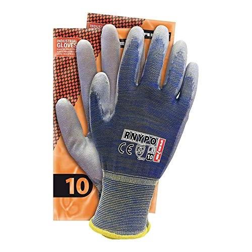 REIS RNYPO_MELNSW10 LOT DE 12 GANTS DE PROTECTION BLEU/GRIS/BLANC TAIL_0