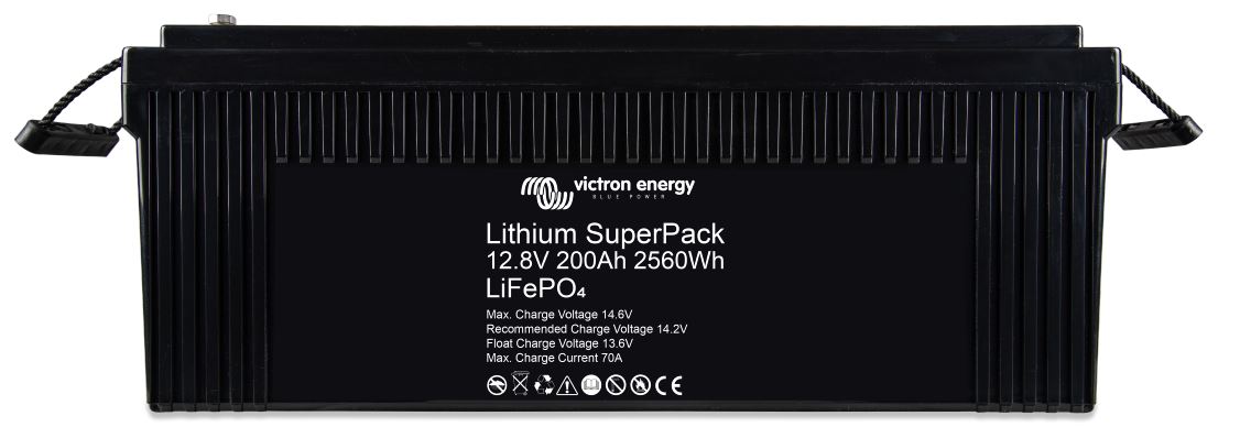 Batterie lithium 200Ah 12V Superpack Victron - BMS intégré - Haute performance pour autonomie électrique_0