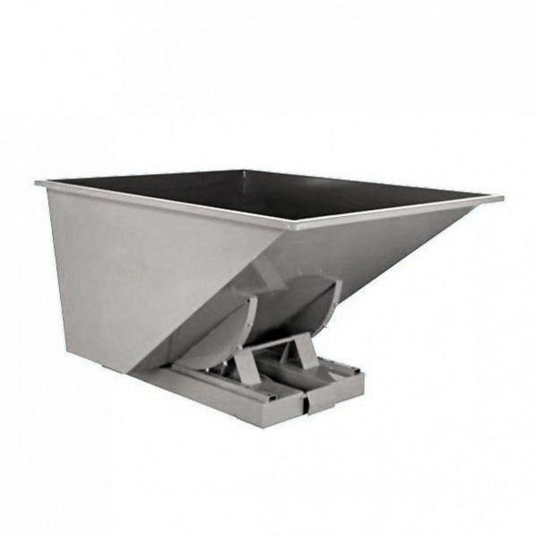 Benne auto-basculante 150 litres - Gris métal - Marque Rolléco_0