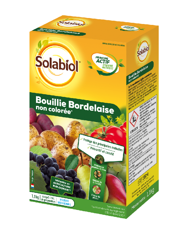 Bouillie bordelaise SOLABIOL, pour arbres fruitiers et légumes, 1.1kg_0