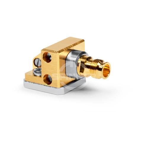 Connecteur de lancement PCB 1.35 mm jack DC-90 GHz - Spinner - conforme IEEE Std 287, angle droit, sans soudures_0