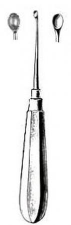 Curette de Chatelier fenêtrée en inox - Références n°3, n°4, n°5, n°7_0