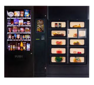 Distributeur automatique connecté de sushi pour la vente de barquettes et de plateaux de sushis 24/7 avec option click & collect_0