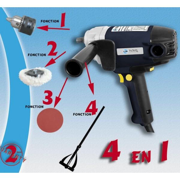 ELEM POLISSEUR PERÇEUSE MALAXEUR PONÇEUSE PUISSANCE 1050W