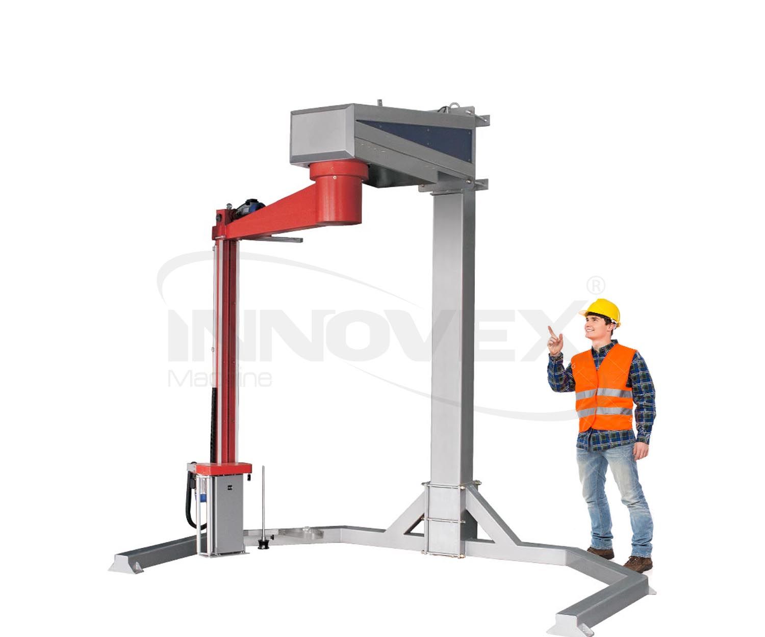FG2300B - Banderoleuse à bras tournant Innovex - Filmeuse pour palettes légères et lourdes avec freinage électromagnétique_0