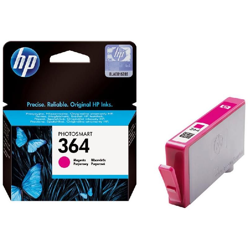 HEWLETT PACKARD CARTOUCHE D'ENCRE 364 (CB319EE#BA1) - COULEUR: MAGENTA