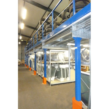 Mezzanine industrielle sur poteaux pour une augmentation de surface_0
