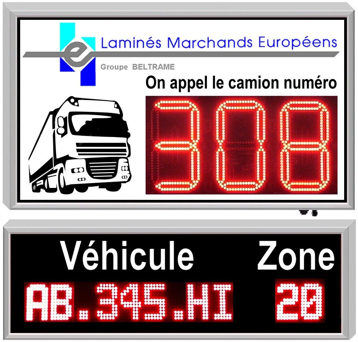 Panneau d'appel camions_1