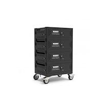 Port Designs 901975 chariot et rangement roulant Module de charge et de gestion Noir_0