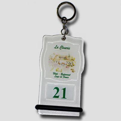 Porte-clé hôtel créopillo blanc_0
