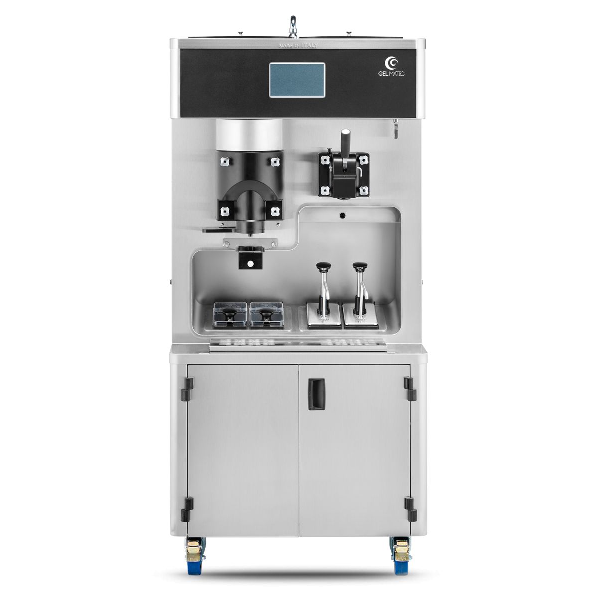 Shg-h 250 htp - Turbine à glace Gel Matic - 22L - Haute capacité productive, 2 cylindres, pompe et traitement thermique_0
