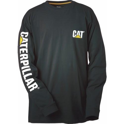 TEE-SHIRT MANCHE LONGUE - COLORIS NOIR - TAILLE XXL - CATERPILLAR CATERPILLAR