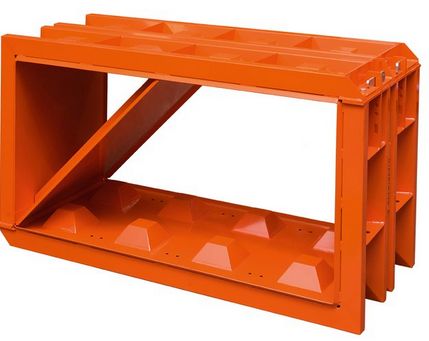 160.80.80-45 Moules pour blocs en béton - Betonblock - Incliné à -45° - 160x80x80 cm - 0.768m³_0