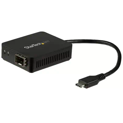 Adaptateur réseau USB-C vers fibre optique Gigabit Ethernet avec SFP ouvert_0