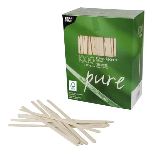 AGITATEURS PAPSTAR PURE ; M ; BOIS - 1000 PIÈCES