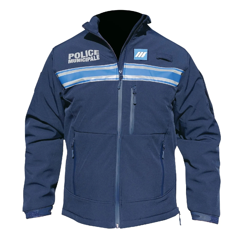 Blouson Softshell Police Municipale Grand froid matelassé - Militaires, Gendarmerie, Police et Sécurité_0