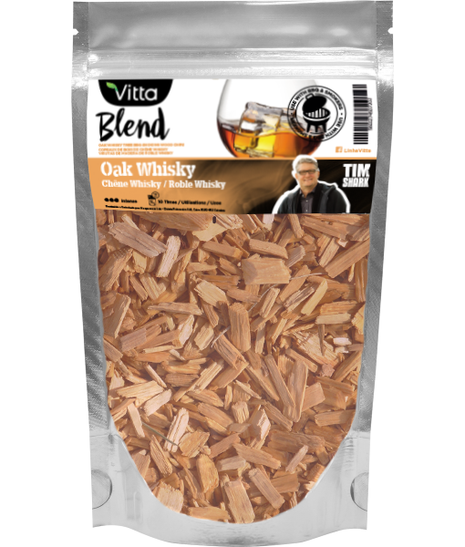 Bois de fumage au whisky - copeaux de chêne pour viandes, poissons et légumes_0