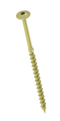 BOITE 50 VIS HECO TOPIX - FILETAGE PARTIEL - ZINGUÉ JAUNE - TÊTE LARGE TORX Ø10X360 - 42896