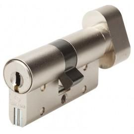 BRICARD CYLINDRE CHIFRAL S2 NICKELÉ À BOUTON 3 CLÉS