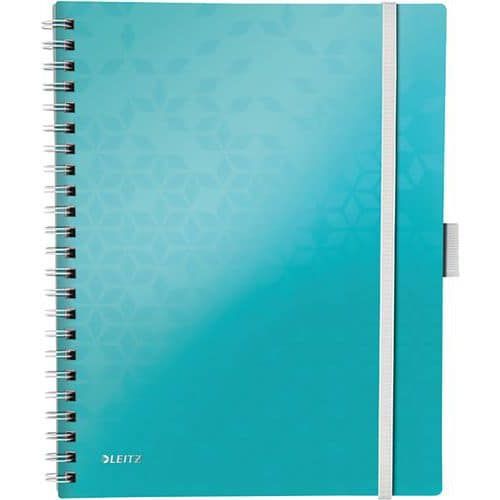 CAHIER À SPIRALES POLYPROPYLÈNE BE MOBILE WOW - A4 - VERT - LEITZ